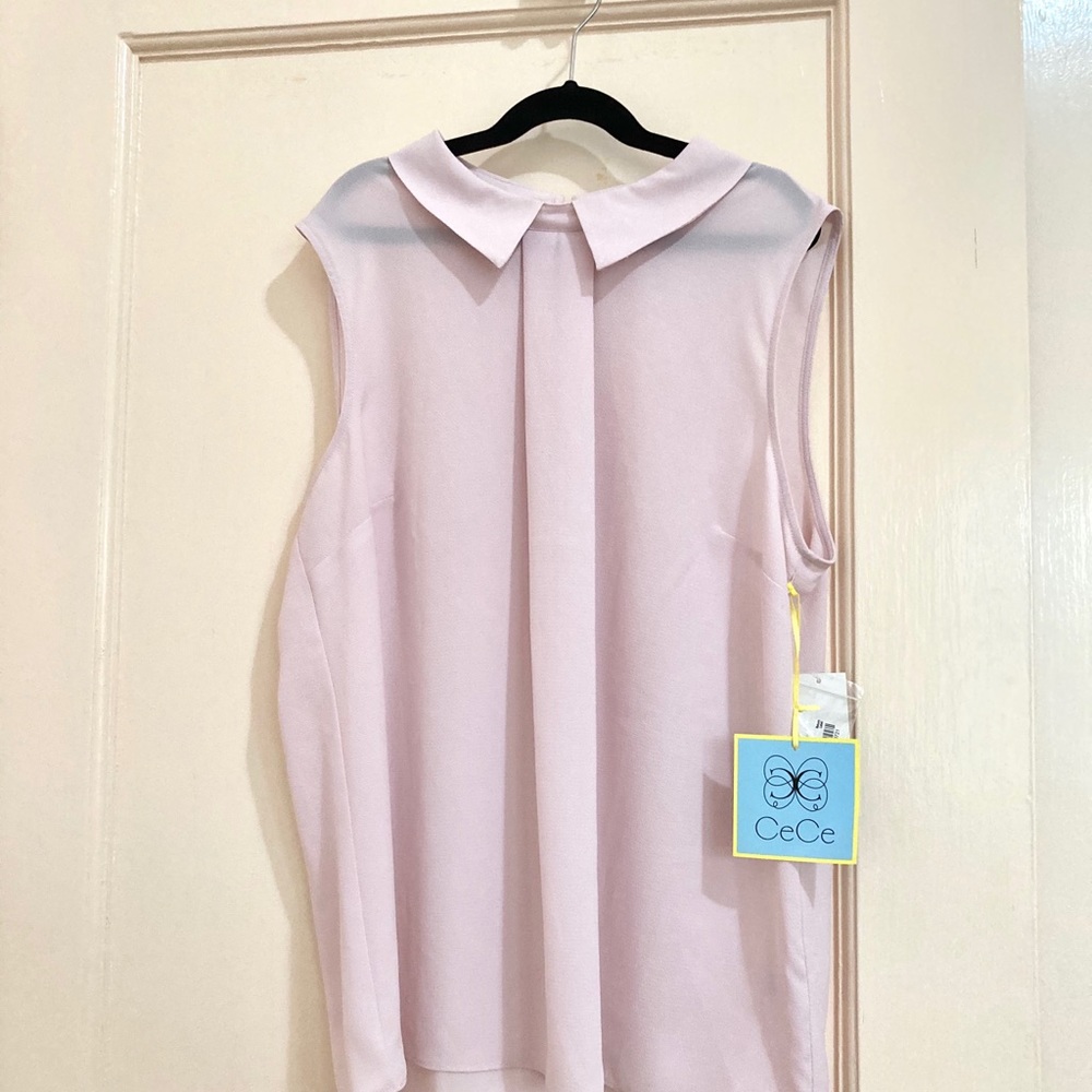 Macy’s //New baby pink sleeveless blouse